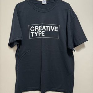 Creative Type tee (XL)